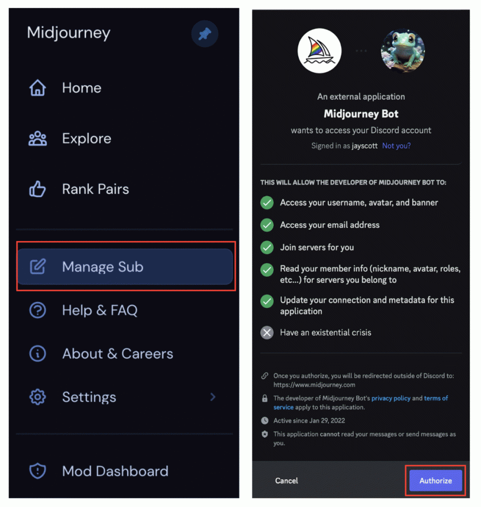 How to Manage Midjourney Subscription